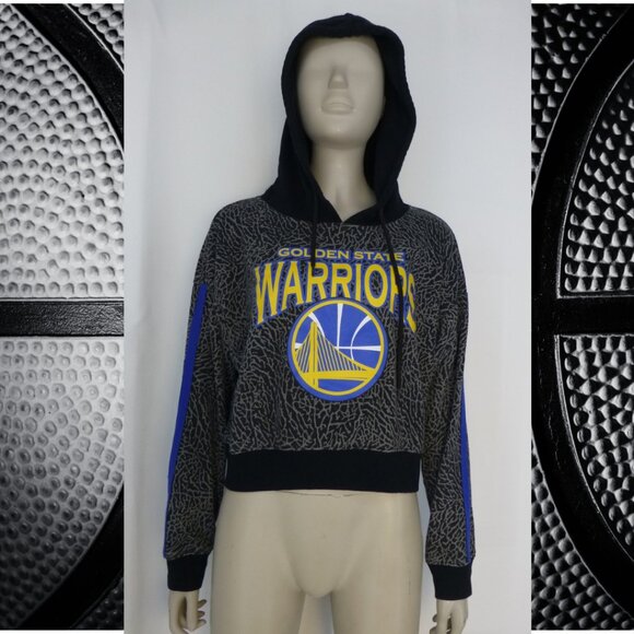 Golden State Warriors Cropped Hooded Sweater - Picture 2 of 13